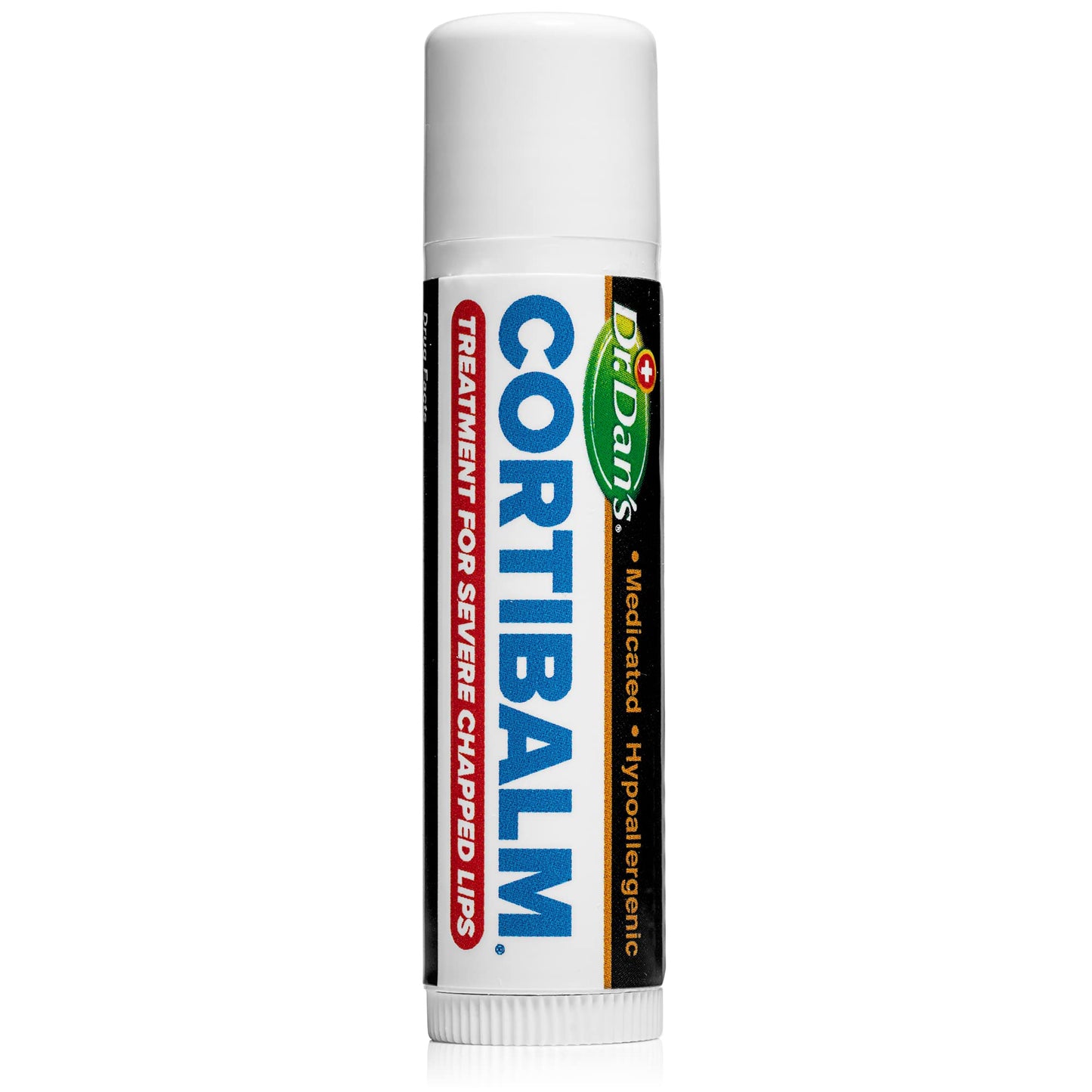 Dr. Dan's Cortibalm- 12 Pack - for Dry Cracked Lips - Healing Lip Balm for Severely Chapped Lips - Designed for Men, Women and Children