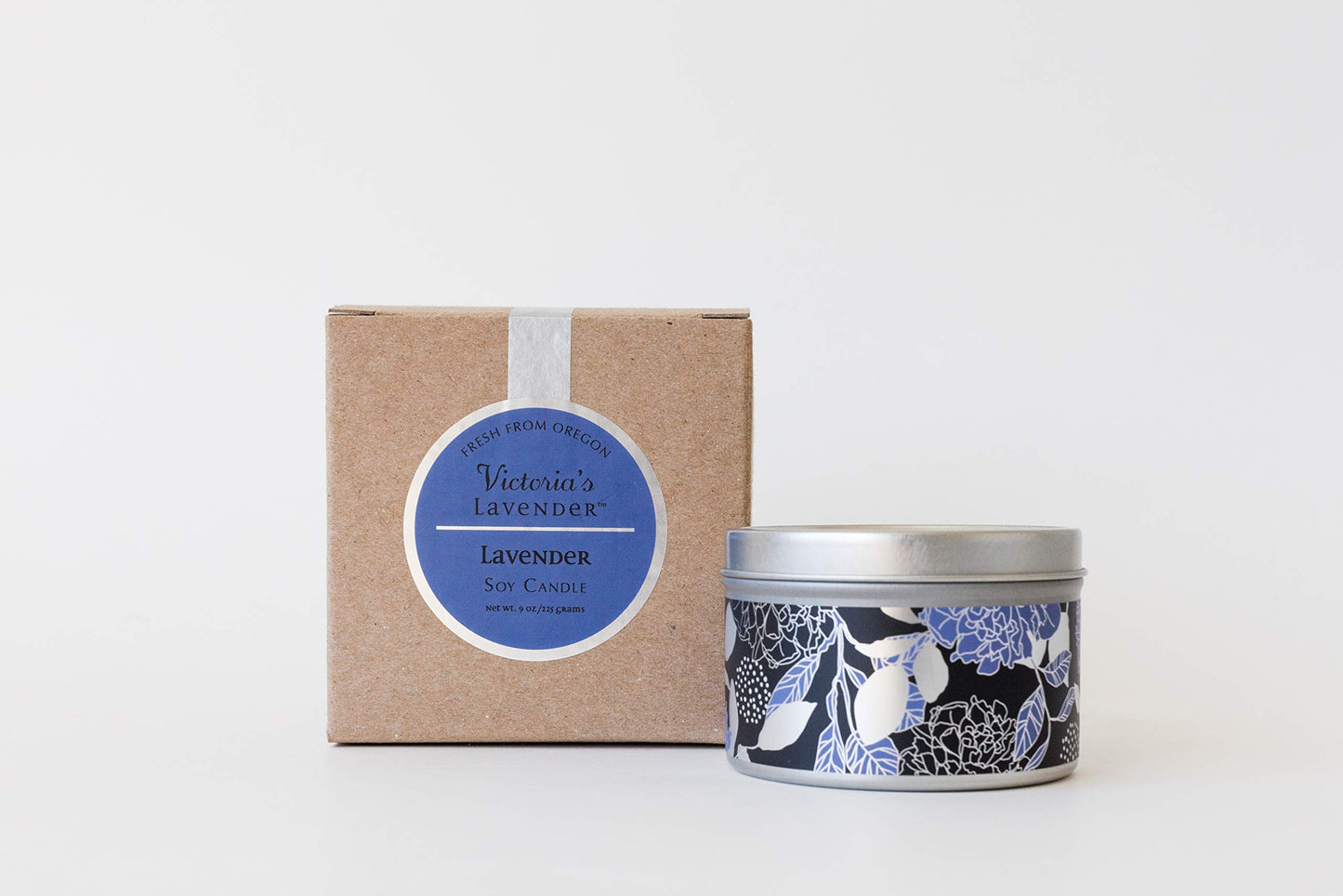 Lavender Luxury Scented Candles 8 Oz - Scented Candles for Home and Relaxation with Essential Oil, Ideal Soy Wax Aromatherapy, Made in the USA, Aesthetic & Romantic by Victoria's Lavender