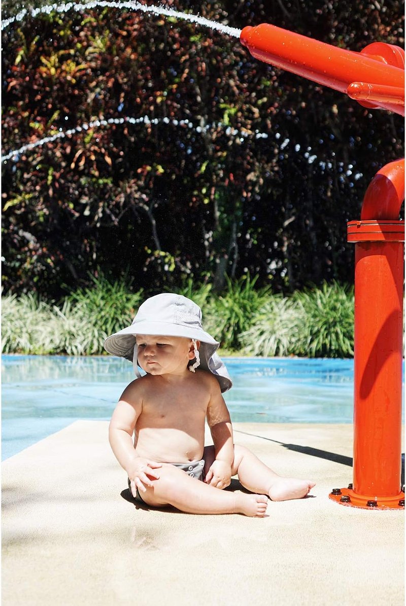Zelda Sunhat - Infant & Toddler Summer Swim Hat | UPF 50 Water Flap for Boys & Girls