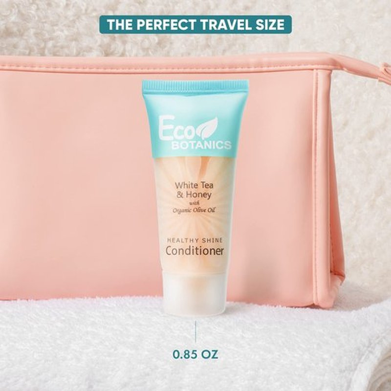 Eco Botanics Travel-Size Hotel Conditioner, 0.85 oz. (Case of 20)