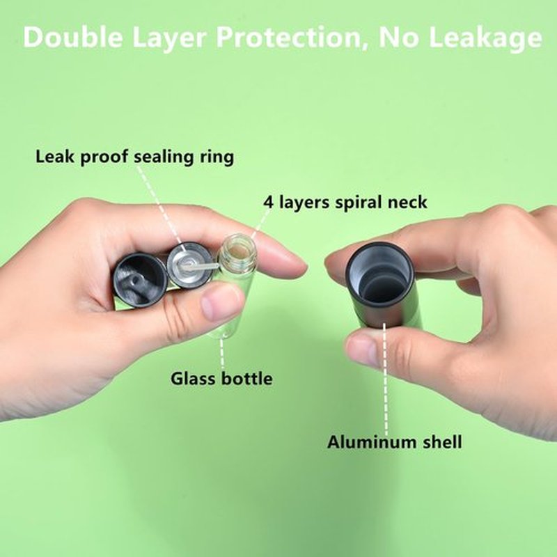 Yikimyfo 3Pcs Travel Perfume Bottle Refillable, 8ml/0.27oz Small Cologne Spray Bottle Travel Atomizer Portable Empty Fragrance Atomizer Cologne Travel Bottle Refillable Perfume Bottles