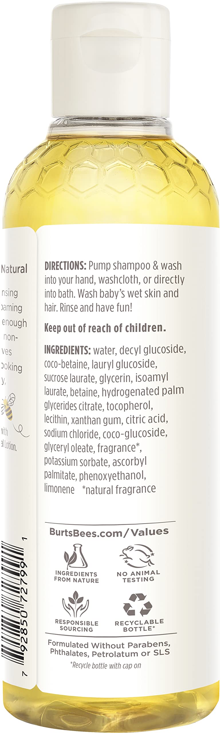 Burt's Bees, Baby Bee No Tear Shampoo & Body Wash, 8 oz