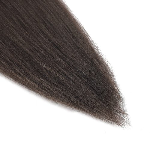 Pre-stretched Braiding Hair, Original Braid Hair Extensions, Hot Water Setting Crochet Hair Braids, Yaki Texture Easy Braiding Hair (24''-pack of 8, 4)…
