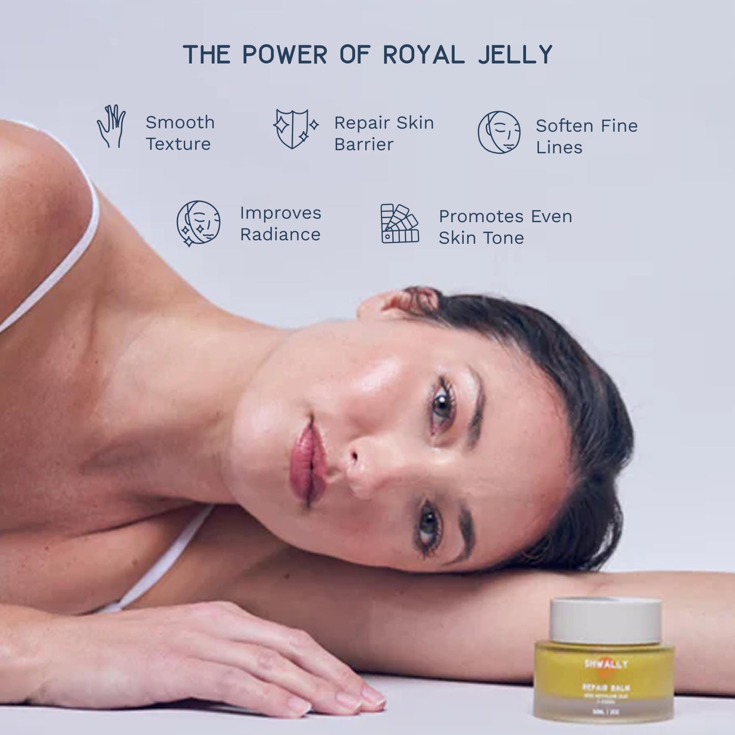 Shwally Tallow, Honey & Royal Jelly Non-Comedogenic Face Moisturizer - 100% Grass Fed Tallow with Squalane & Calendula - Rich in Vitamin A, K, D & E - Creates Soft, Smooth Skin (Unscented)