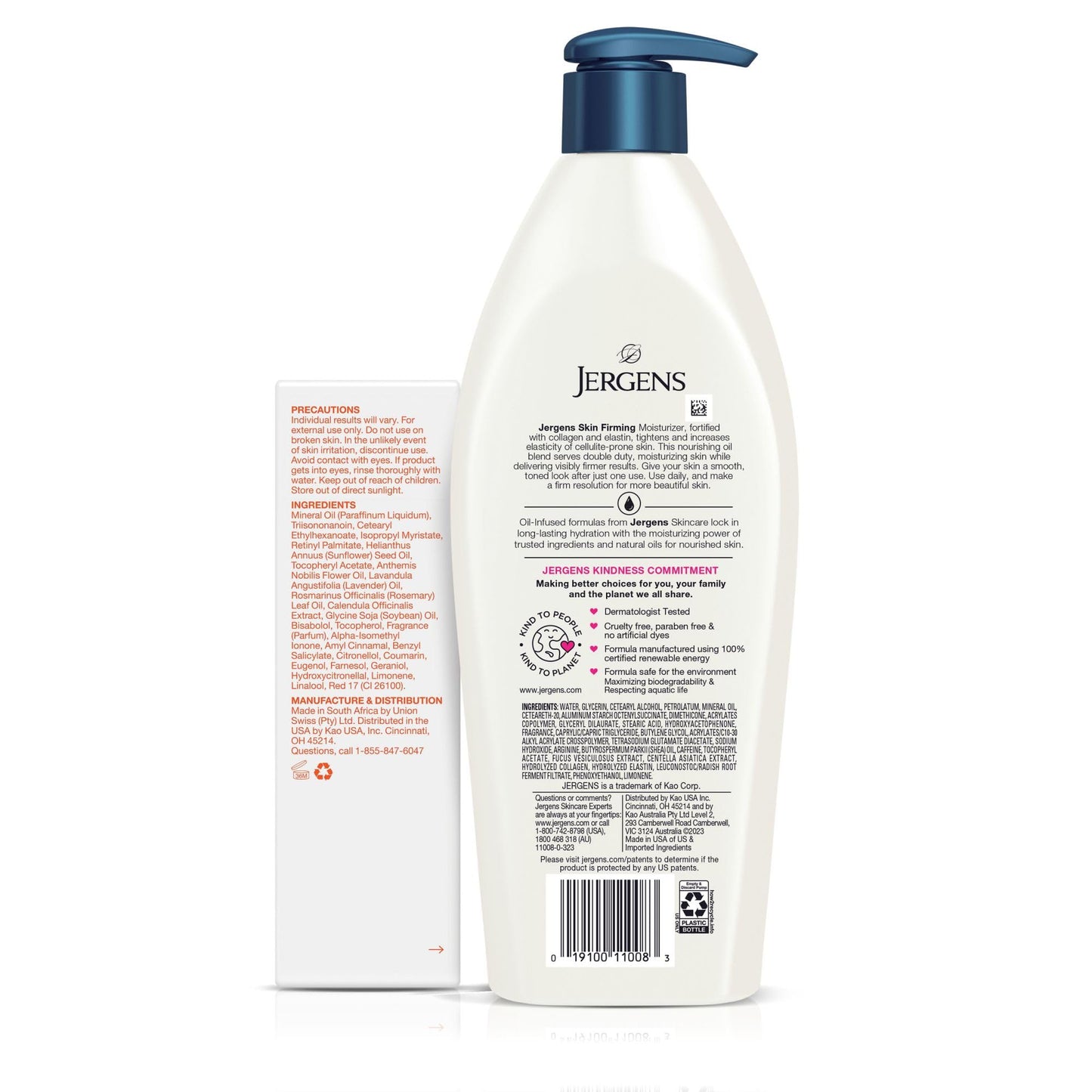 Jergens Bio-Oil Skincare Oil 4.2oz Skin Firming Moisturizing Body Lotion Dry Skin 16.8 oz Trail Pack, Hydrating Moisturizer, Oil for Dry Skin, Firming Body Lotion Trial Pack