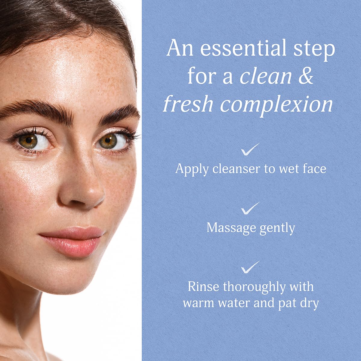 Nature Love Hydrating Facial Cleanser with Hyaluronic Acid & Blueberry Extract | Gently Exfoliates & Hydrates, (6 Fl Oz)