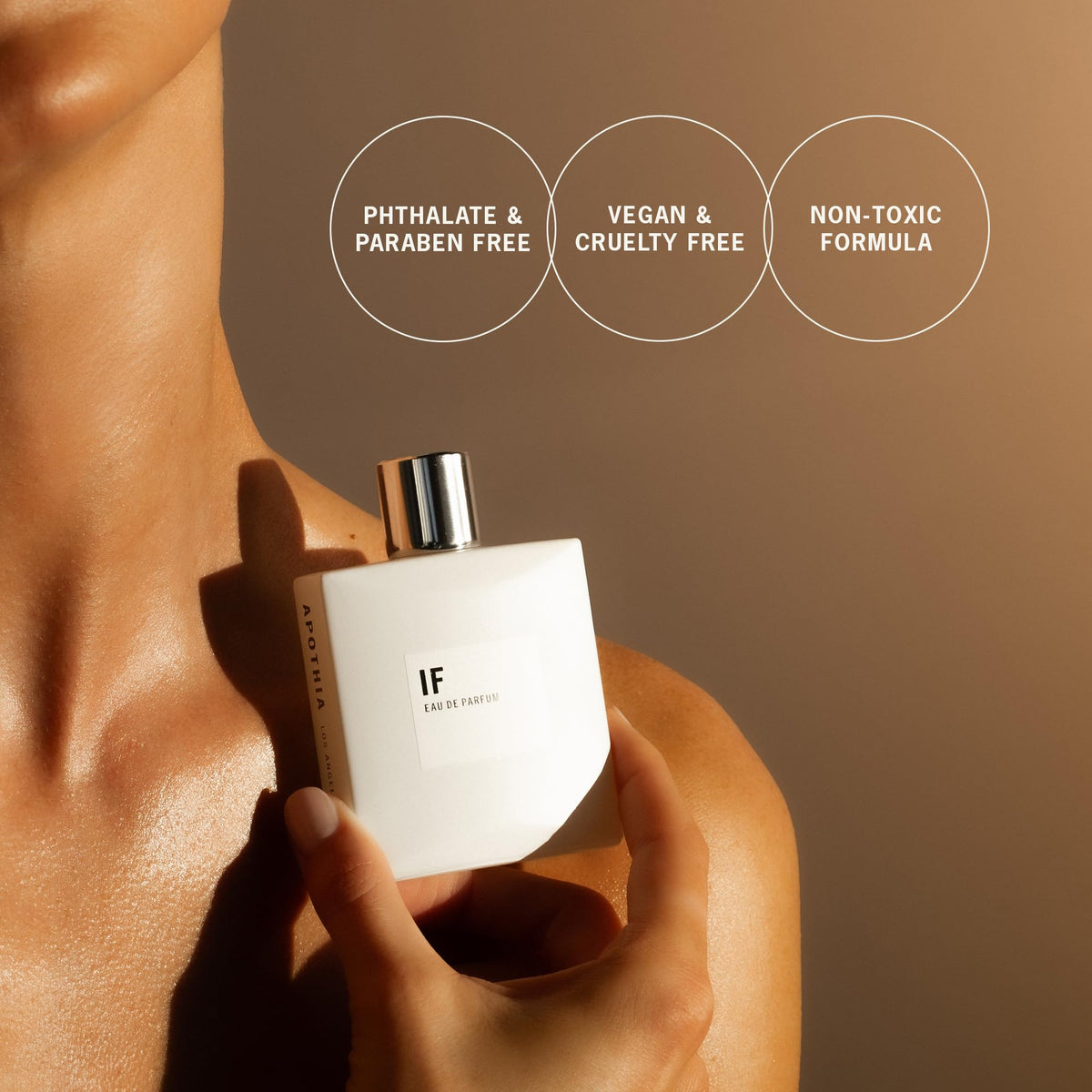 APOTHIA Eau de Parfum | IF | Bergamot, Gardenia, Tuberose, White Jasmine & Musk | Clean, Long Lasting Perfume for Women | Non-Toxic, Cruelty Free Fragrance | 50 ml