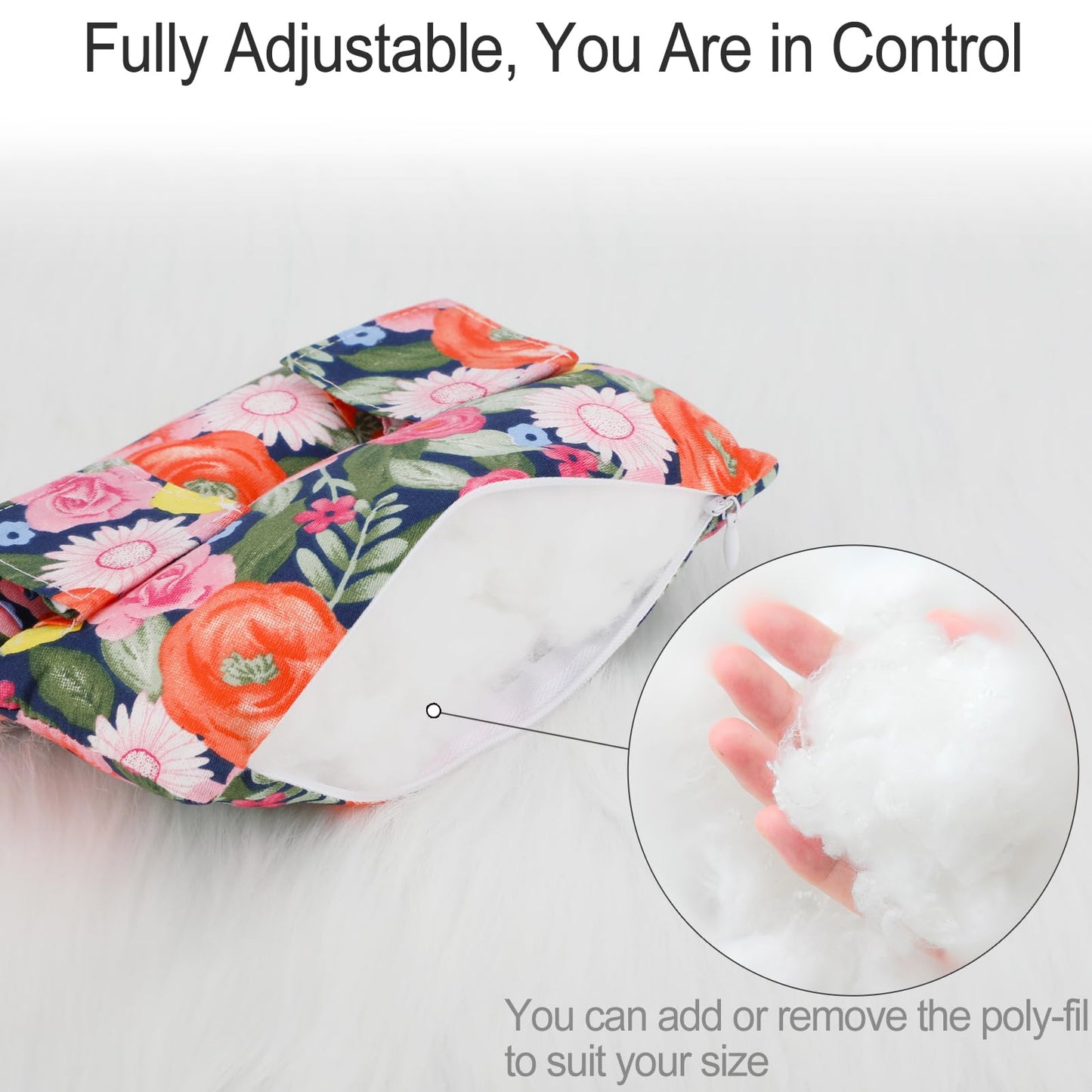 BNRendles Pacemaker Pillow Chemo Port Pillows for Mastectomy, Open Heart Surgery Recovery Gifts Breast Cancer Bypass Post Surgery Cushion, Painting Flower