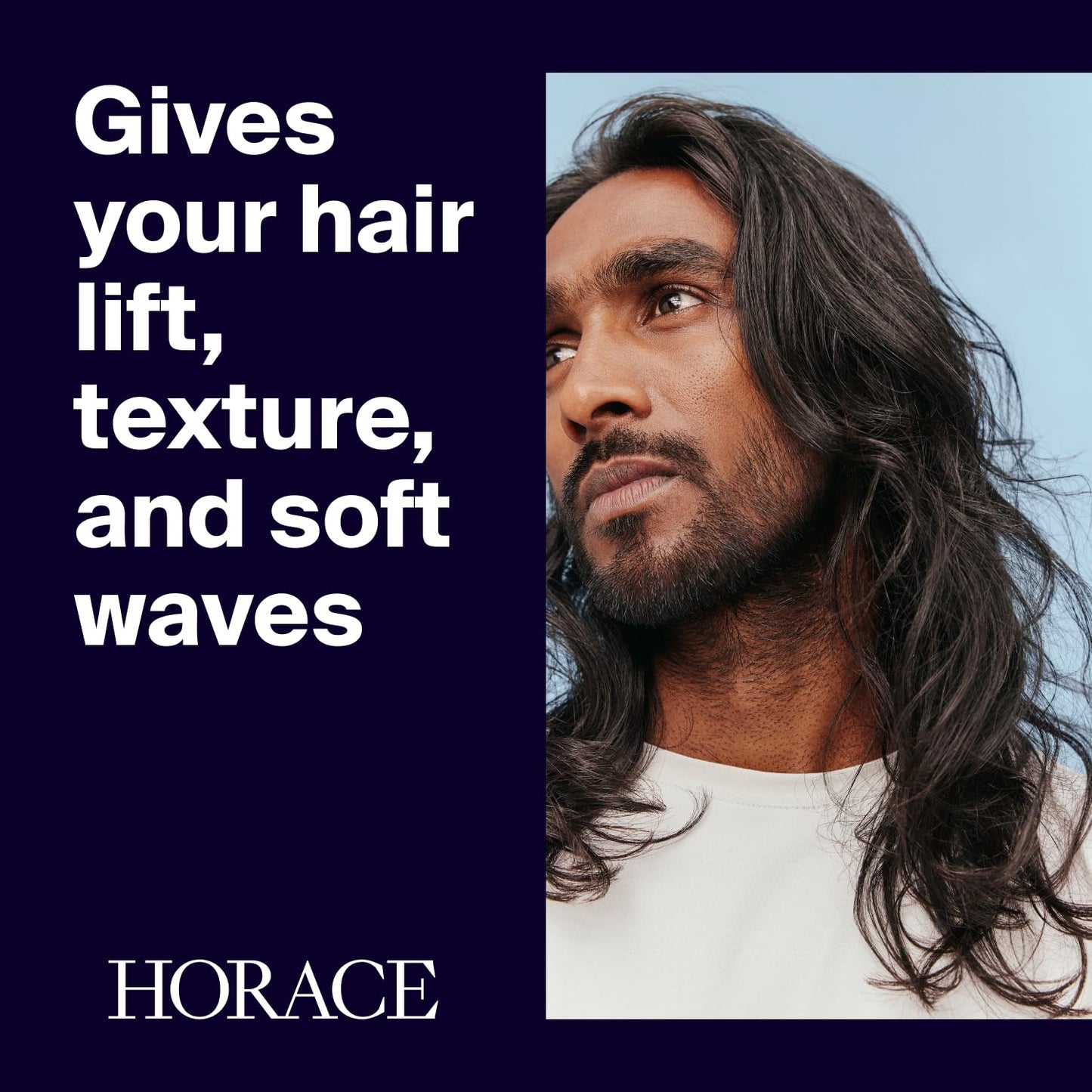 HORACE Texturising Hair Styling Spray - Texture Spray for Enhanced Movement and Volume - Light Hold and Easy Rinse - Contains 95.3% Natural Ingredients - No Parabens or Silicones - Vegan, 100 ml