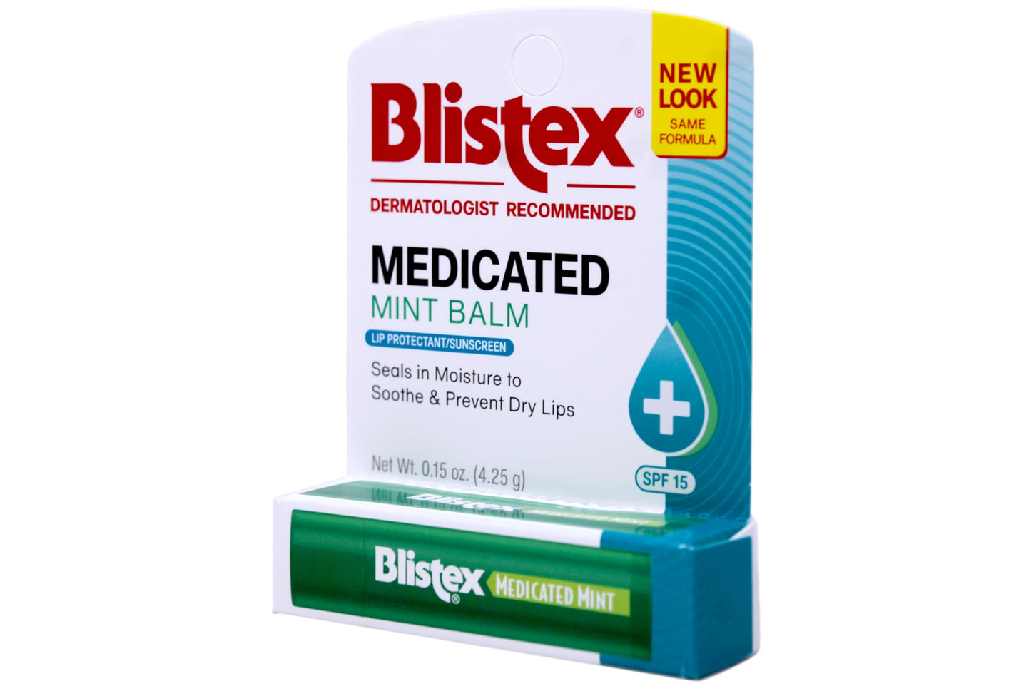 Blistex Medicated Lip Balm SPF 15 0.15 Oz (8 Pack)