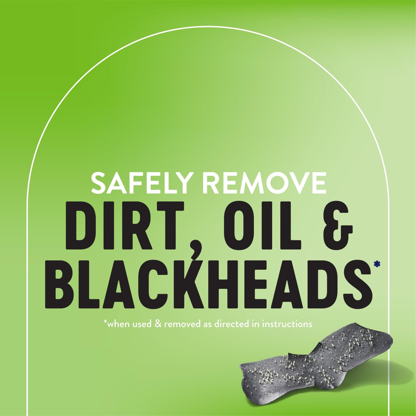 Biore Men's Charcoal Deep Cleansing Pore Strips, Blackhead Remover, 18 Ct