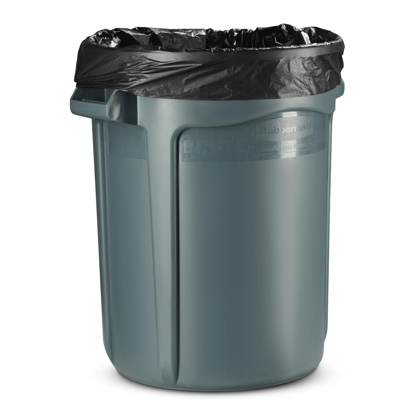 55-60 Gallon Trash Bags Heavy Duty - Bulk 150 Pack Large Garbage Bags - Big Black Commercial Trash Can Liners - Made In USA