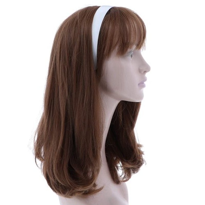 One Dozen 1 Inch White Plastic Headbands with Teeth for Women and Girls (Motique Accessories)