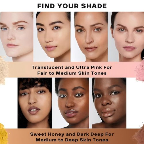 Luminance Milano Pink Powder, Luminance Milano Powder, Luminance Powder, Beauty Blurring Powder, Beauty Pink Setting Powder, Beauty Blurring Setting Powder (#5)