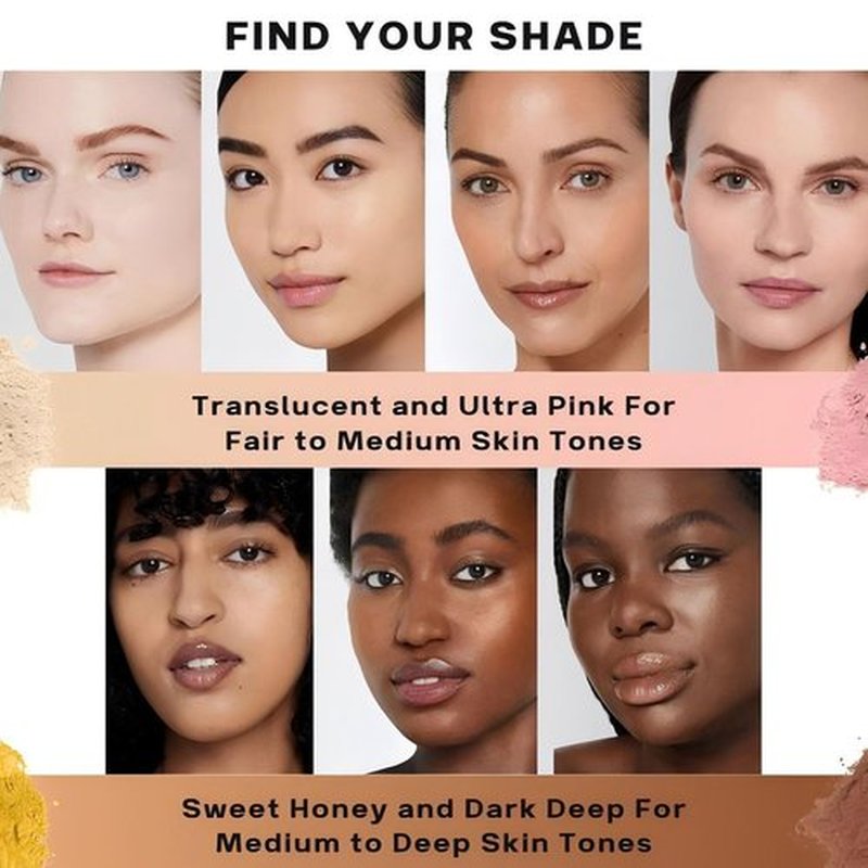 Luminance Milano Pink Powder, Luminance Milano Powder, Luminance Powder, Beauty Blurring Powder, Beauty Pink Setting Powder, Beauty Blurring Setting Powder (#6)
