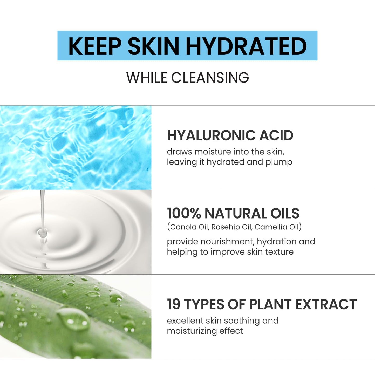 coxir Ultra Hyaluronic Cleansing Oil Mini - TSA Friendly Travel Size Korean Oil Cleanser, Gentle Makeup Remover for Summer Travel&Vacation, Hyaluronic Acid [0.67 Fl.oz(pack of 1)]