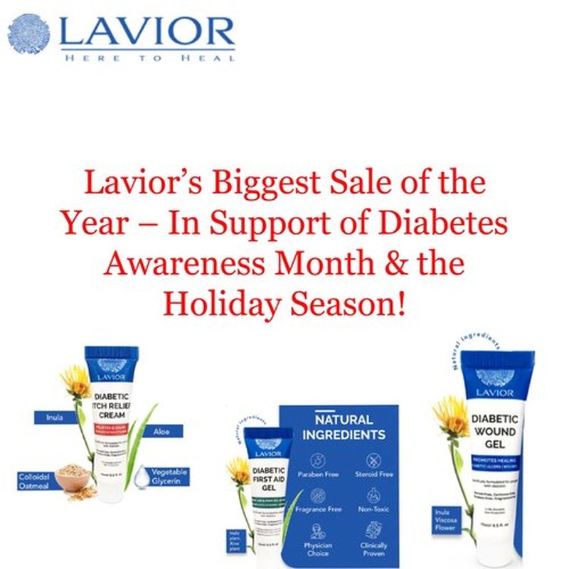 Hydrogel Wound Care Scar Gel - Fast Healing Ointment, Support Skin Repair - Clinically Tested, Hypoallergenic, Paraben & Steroid-Free. Podiatrist's Choice. Made in USA, by LAVIOR (2 Pack)