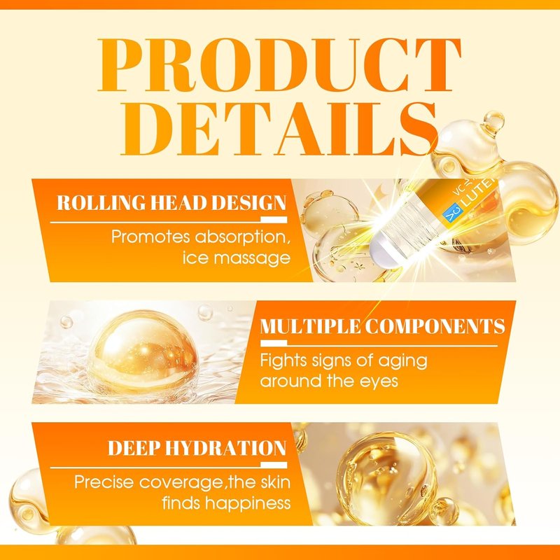 Lutein Eye Essence Oil - Anti-Wrinkle Serum for Dark Circles | 3PCS Set
