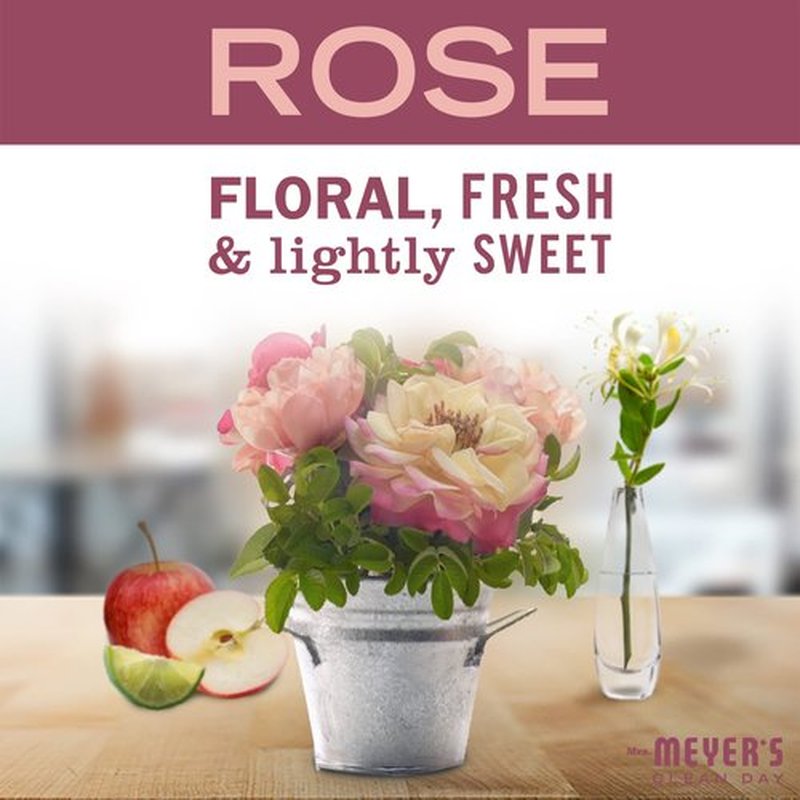 Mrs. Meyer's Clean Day Liquid Hand Soap Rose 12.5 Fl Oz (Pack of 3)