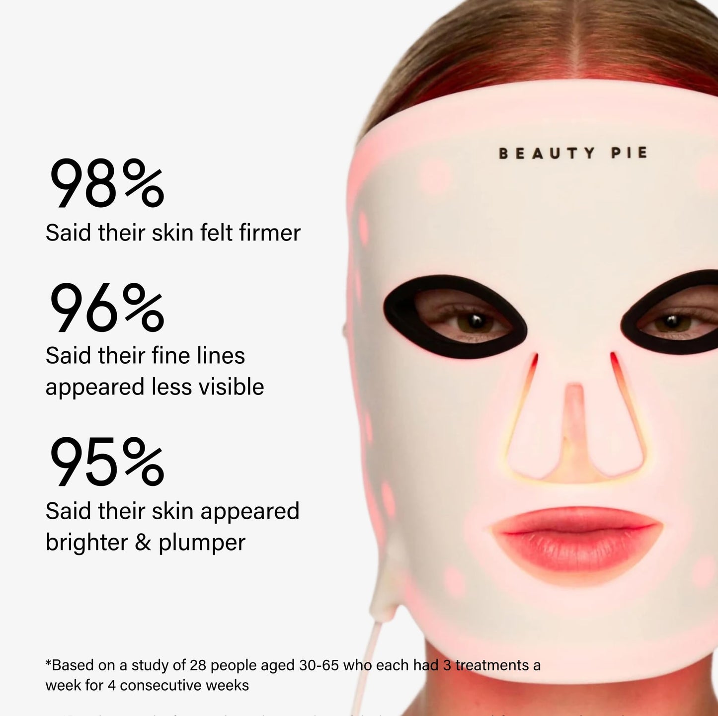 Beauty Pie C-Wave Light Facial LED Mask | Infrared Red Light Therapy