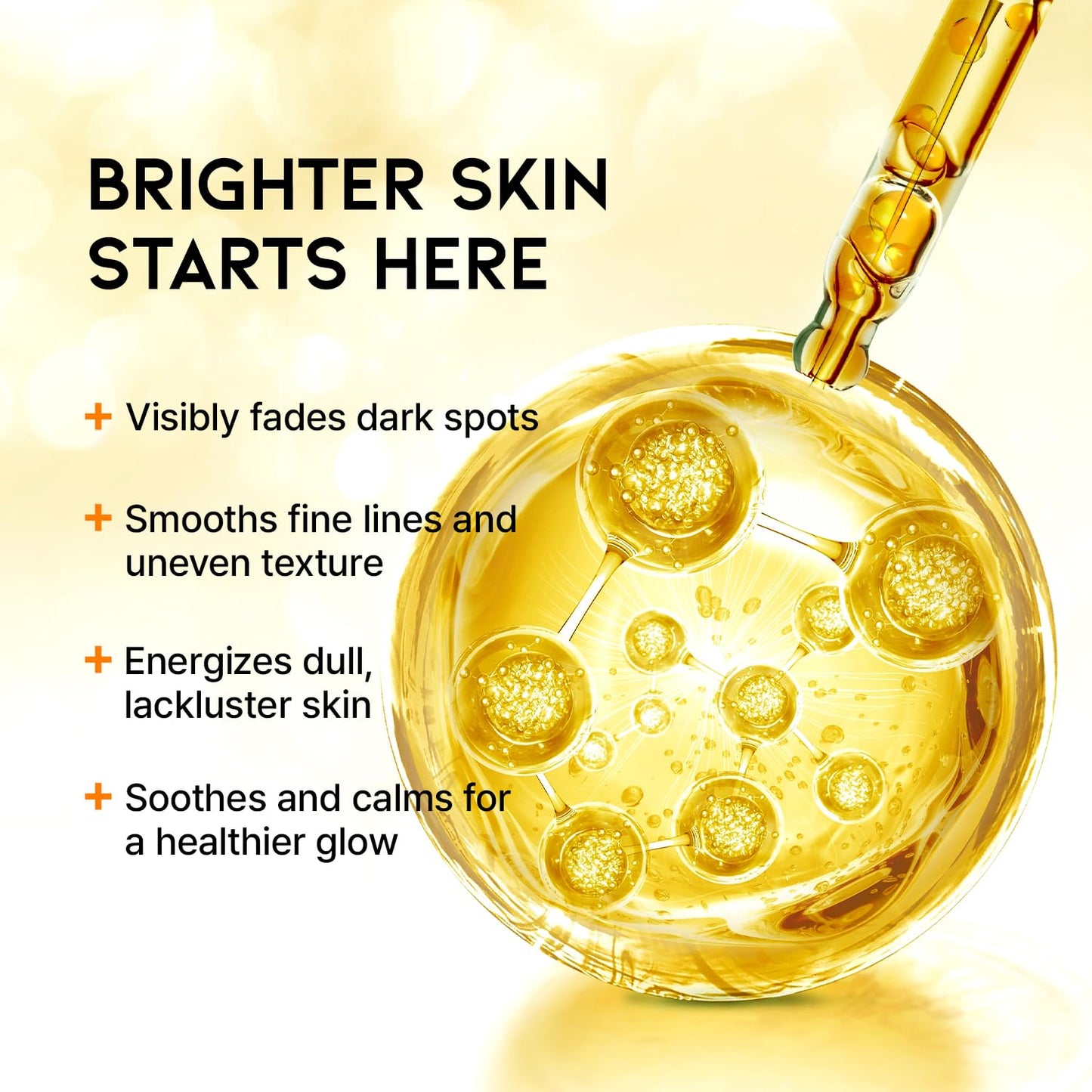 Korean Vitamin C Facial Serum for a Radiant and Glowing Skin, Hydrating Face Serum with Ascorbic Acid & Vitamin Tree Water (1.69 Fl Oz)