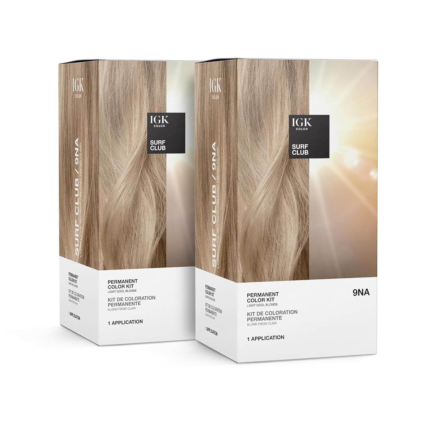 IGK Permanent Hair Dye Color Kit | 7 N Latte - Dark Natural Brown | 100% Gray Color Coverage + Strengthen + Shine | Ammonia Free