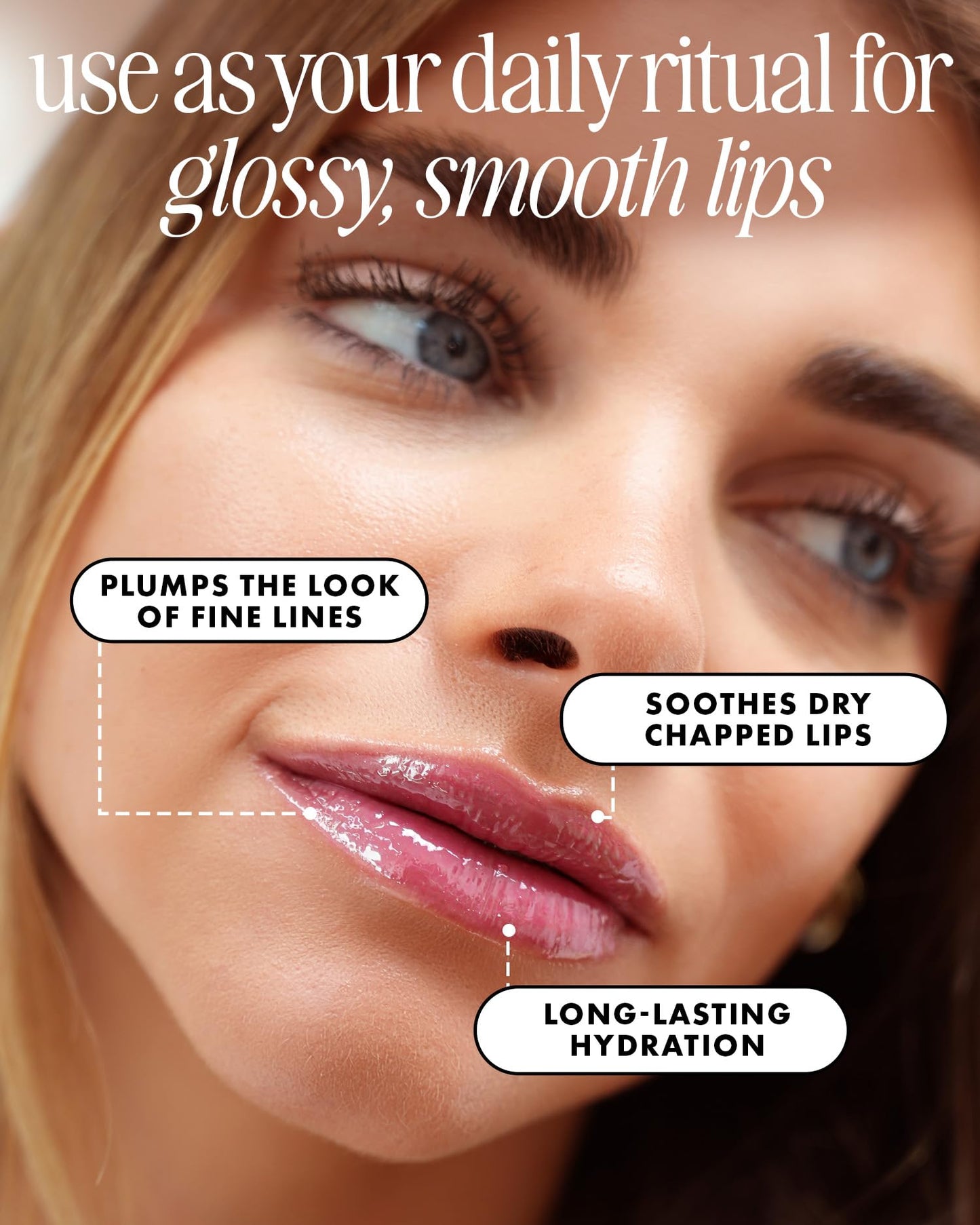 Truly Beauty Soft Serve Hydrating Lip Gloss | Sheer Rosy Pink Tint