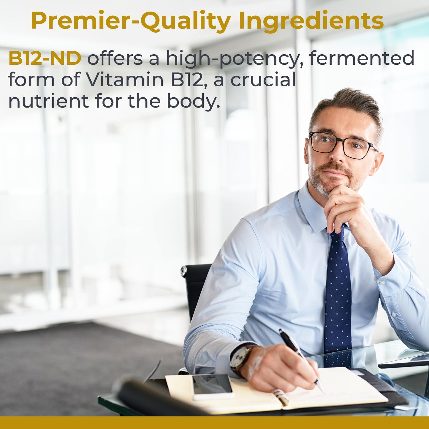 Premier Research Labs B12-ND - Vitamin B12 Liquid, B12 Vitamins, B12 Drops, B-12 Tincture with Methylcobalamin, Adenosylocobalamin, Hydroxcobalamin, 1000 mcg B12 Per Serving - 2 Fl Oz