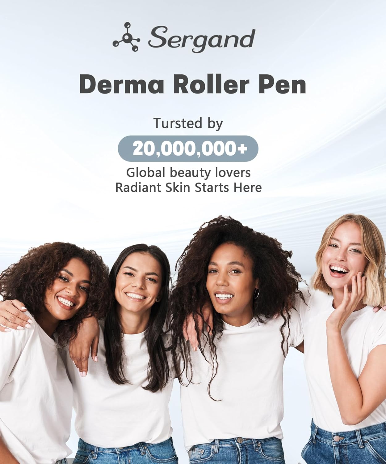 Derma Roller Pen - 0.25mm Needle Length for Skin Rejuvenation & Collagen Boosting