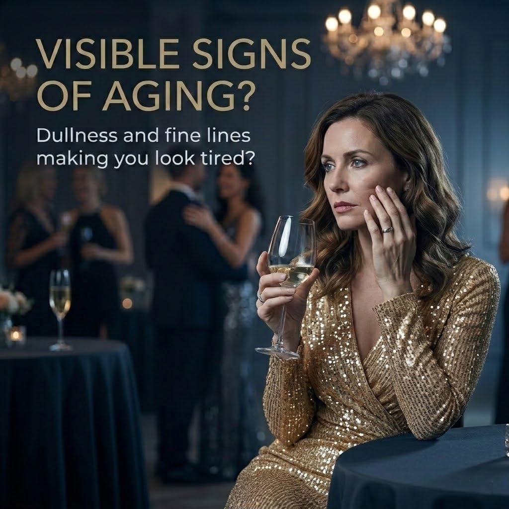 Stem Cell Serum for Face, with Collagen Formula, for a Youthful Glow