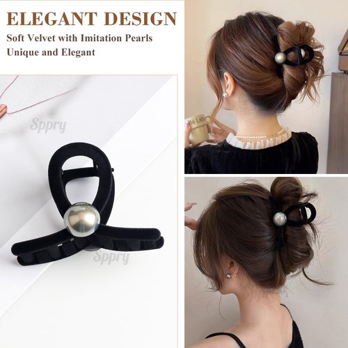 Sppry Hair Claw Clips for Women Thick/Thin Hair Set of 5 PCS