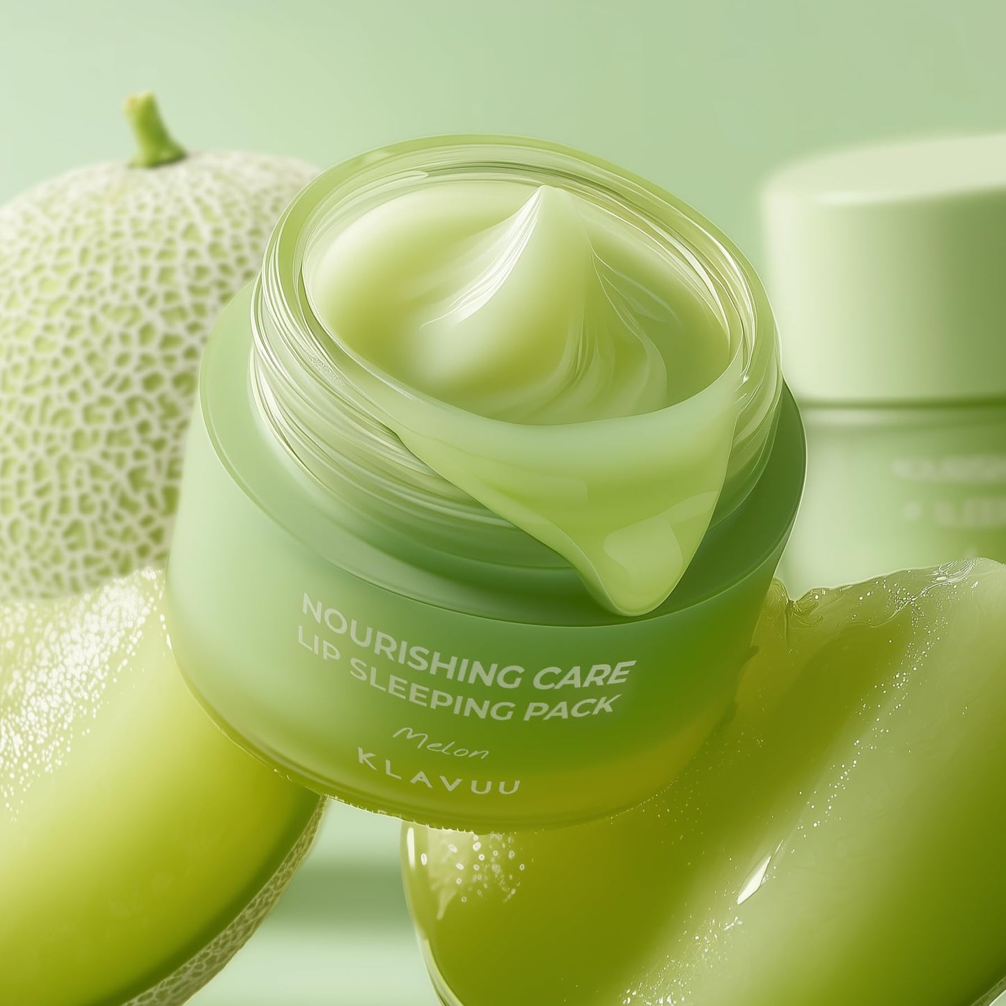 Klavuu Lip Mask Overnight (0.7oz) - Lip Moisturizer & Treatment for Very Dry, Lip Sleeping Mask, Chapped Lips, Korean Deep Hydrating Lip Balm with Melon, Gentle Exfoliating