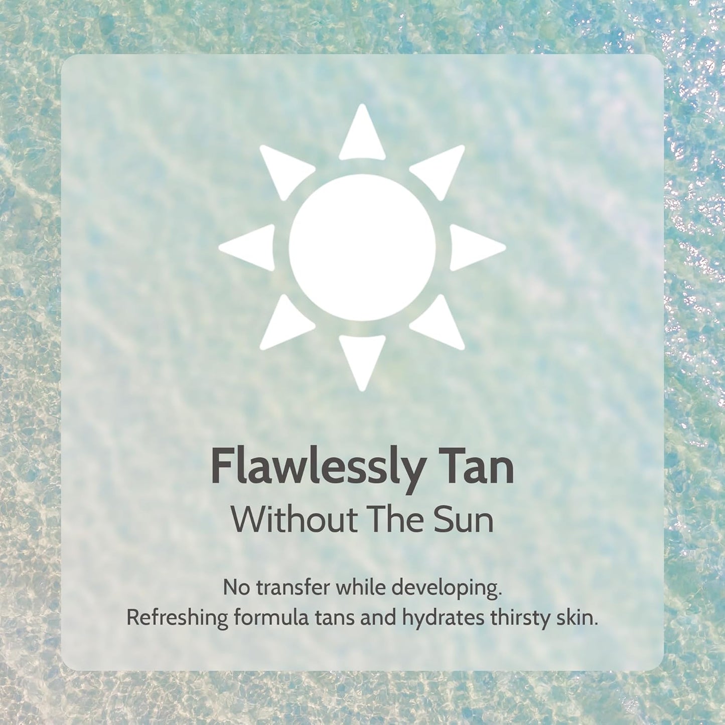 Fake Bake Foam Tanning Water Self Tanner Instant Glow with Hydrating Passion Flower Rejuvenation - Natural Looking Sunless Bronzing for Women & Men - 6.7 oz
