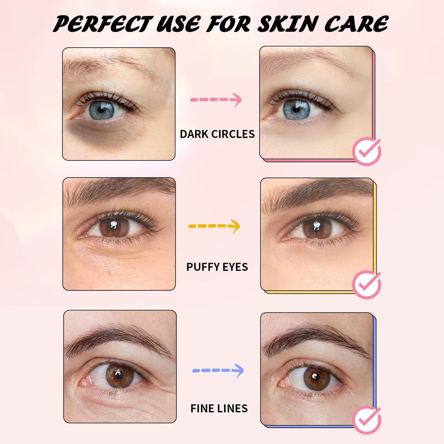 Onespring Eye Masks (36 Pairs) - Caffeine, Retinol, 24K Gold for Puffiness, Dark Circle, Wrinkles, Fine Lines - Firming Eye Gel Pads, Great for Holiday Gifts and Personal Use