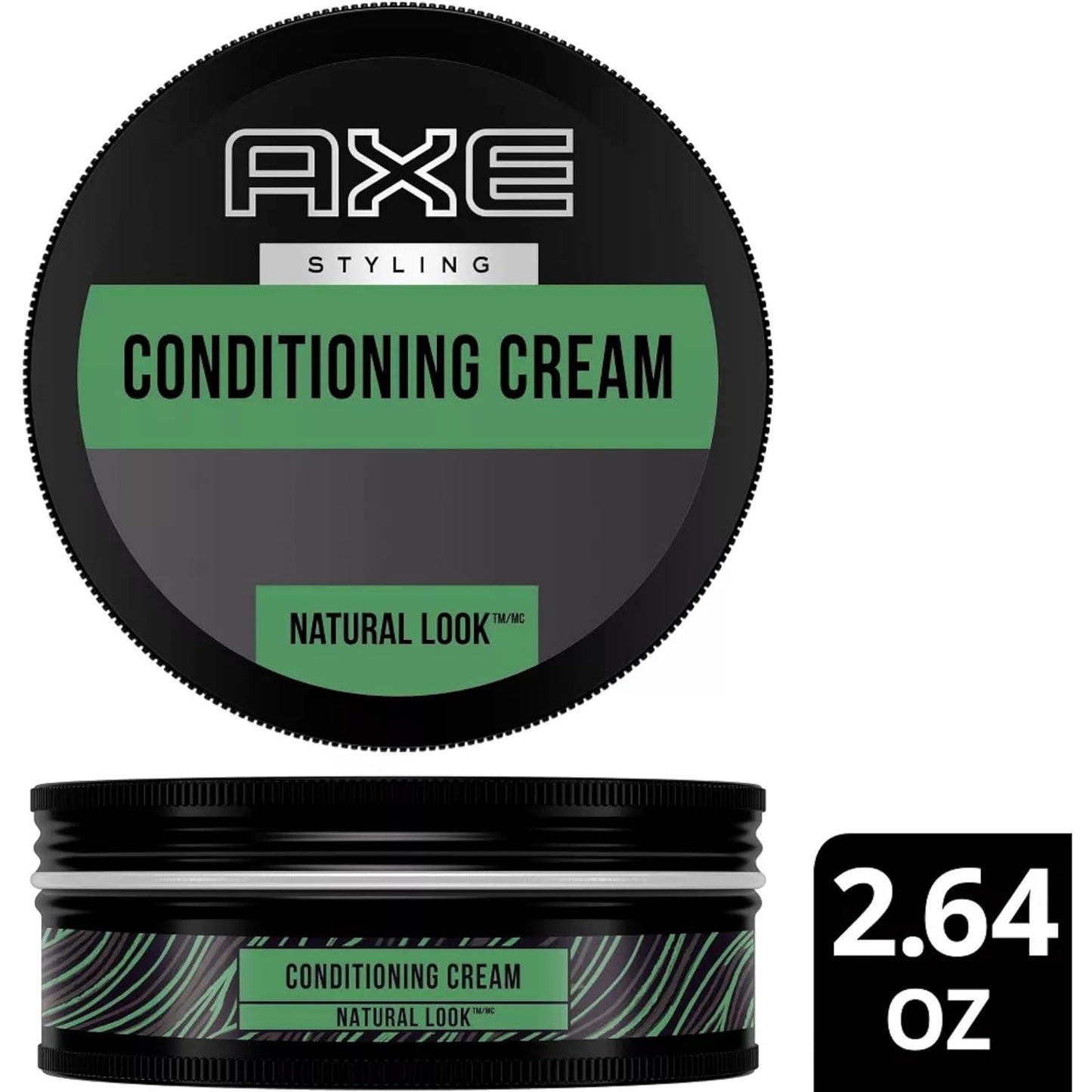 Axe Styling Cream for Natural Look - 2.64 oz (Pack of 2) - Men's Hair Care