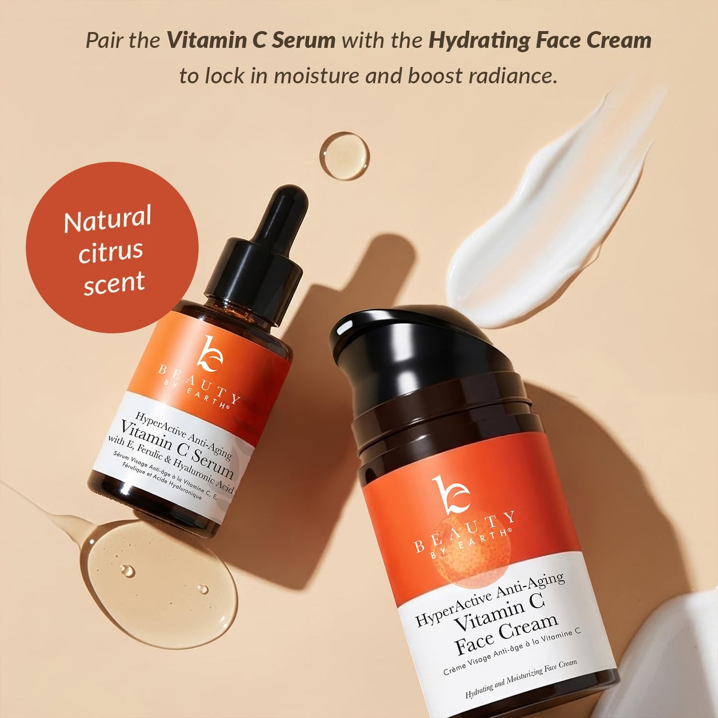 Vitamin C Face Serum - USA Made with Natural & Organic Ingredients