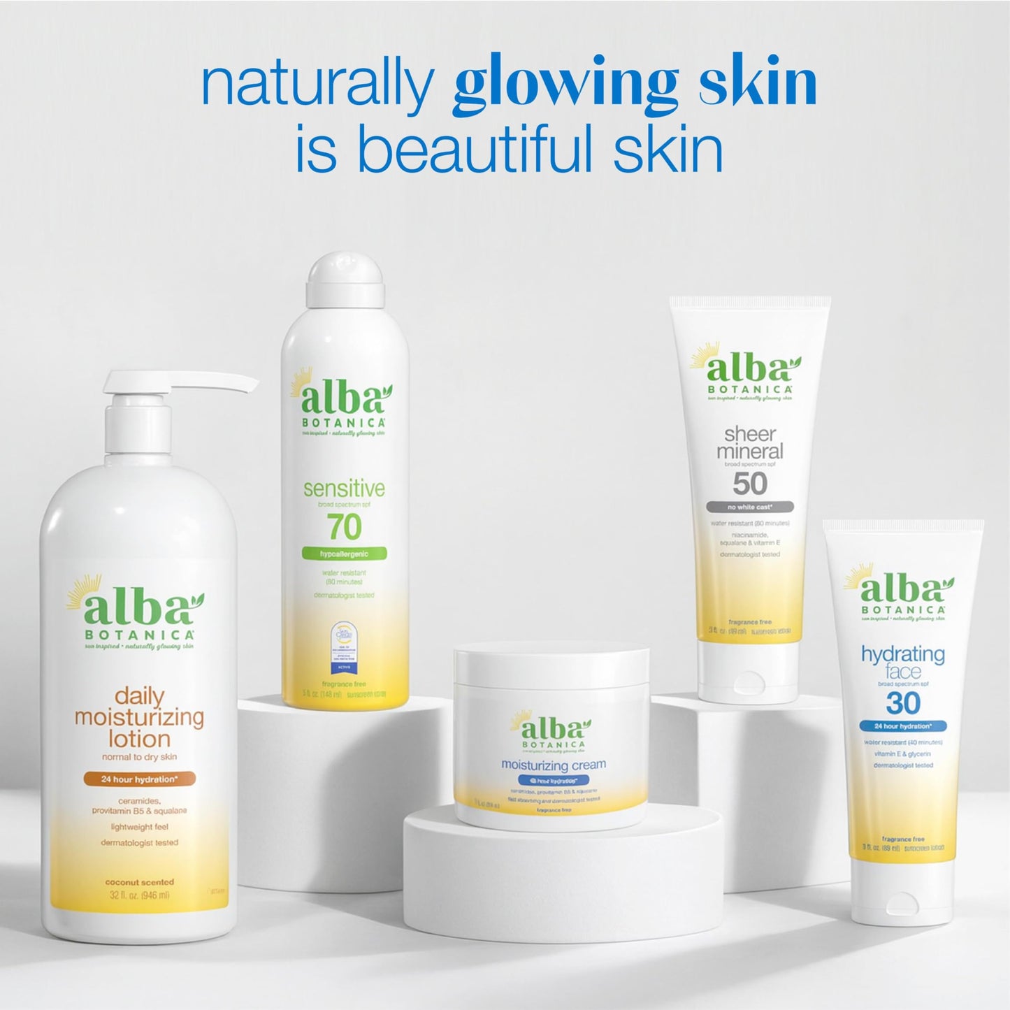 Alba Botanica Sunscreen Lotion, Sensitive Mineral, SPF 30, Fragrance Free, 3 oz