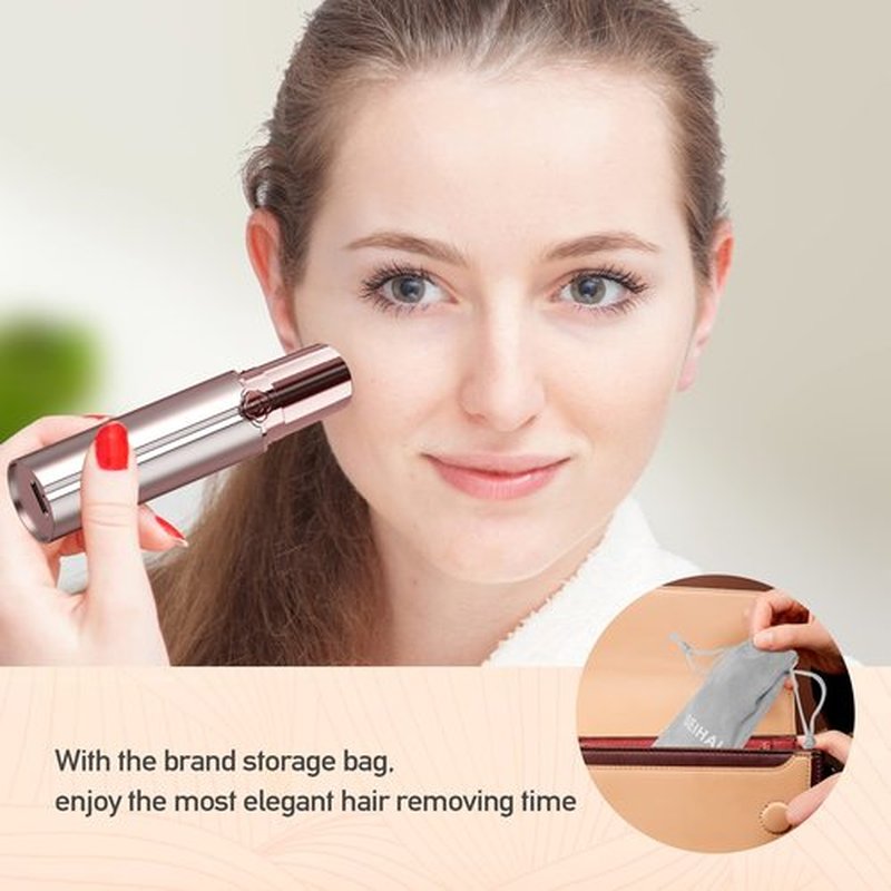 Facial Hair Removal for Women, Hair Removal Device(2023), SEIHAI Rechargeable Hair Remover for Women, Facial Hair Remover for Face, Upper Lip, Chin, Included 2 x Replacement Heads