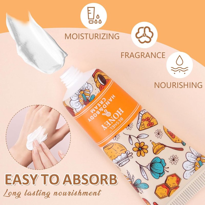 BESNEL Hand Cream Gift Set - 120 Pack Mini Lotion for Dry Cracked Hands | Perfect for Teachers, Graduations & Birthdays