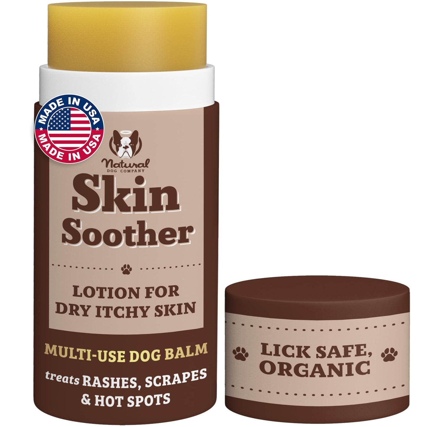 Natural Dog Company Skin Soother Dog Skin Balm, 2 oz Stick
