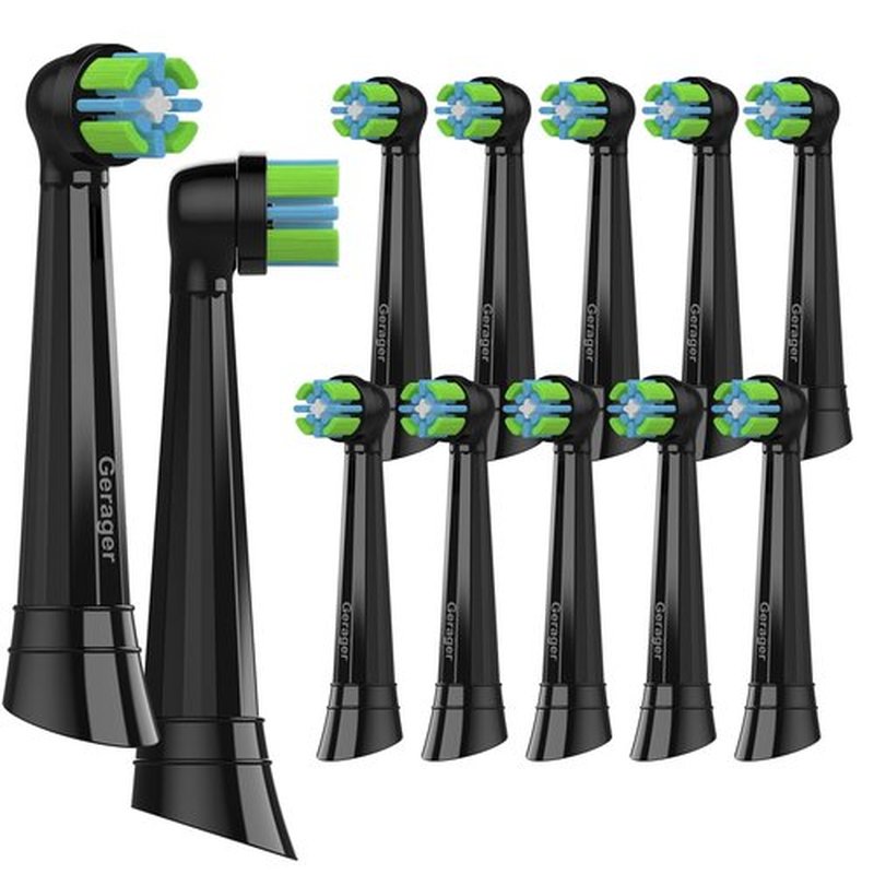 Toothbrush Replacement Heads Compatible with Oral B iO, Replacement Heads for Oral B iO 3 4 5 6 7 8 9 10 Series Electric Toothbrushes, 12 Pack