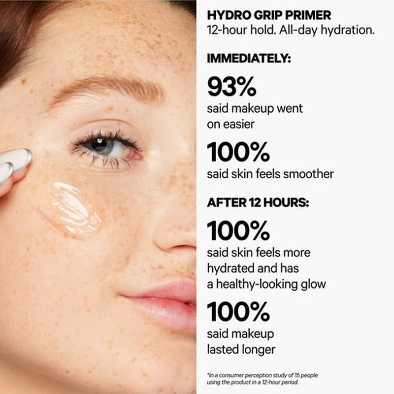 Milk Makeup Hydro Grip Primer - 5.28 fl oz - Hydrates & Grips Makeup for Up to 12 Hours - Prevents Caking - All Skin Types - Vegan, Cruelty Free