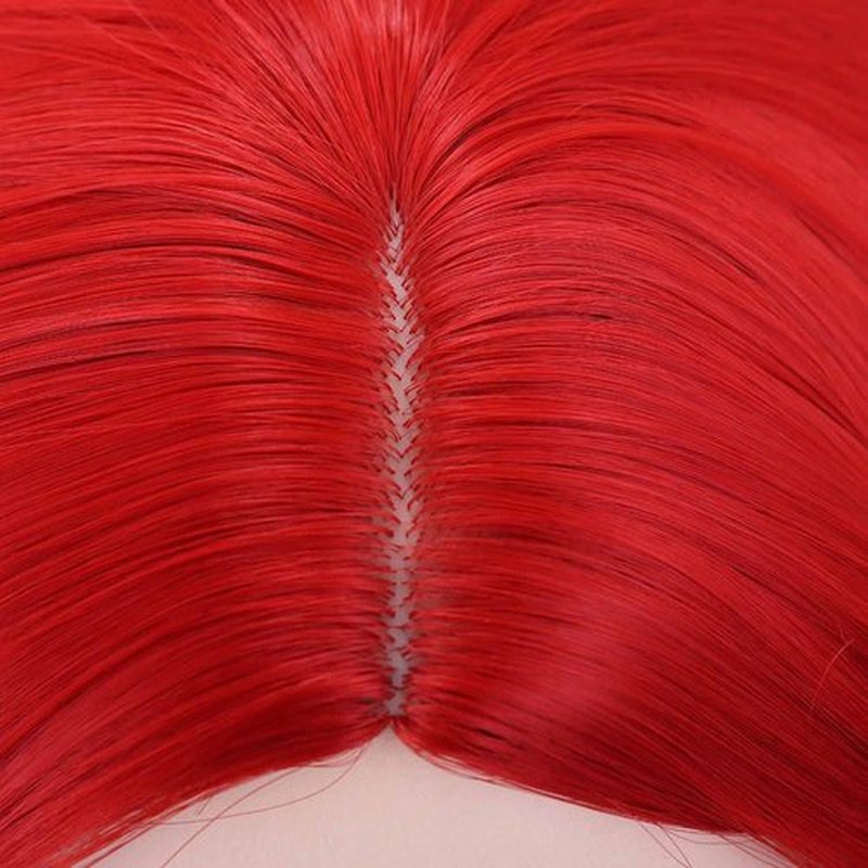 BERON 27 Inches Red Wig Long Wavy Wig Red Wigs for Women Long Curly Wig Red Wigs for Cosplay Party Wig Cap Included