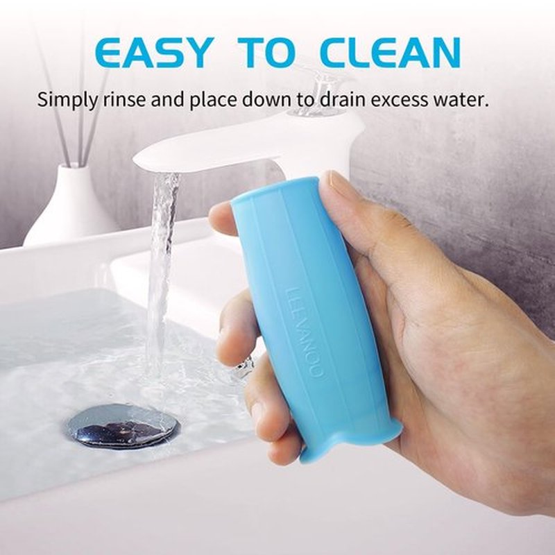 leevanoo Silicone Leak Proof Sleeves,16 PCS Elastic Sleeves for Leak Proofing Travel,Reusable Silicone Toiletry Sleeves Leak Proof,travel gadgets,travel size toiletries for Women (16 Pack)