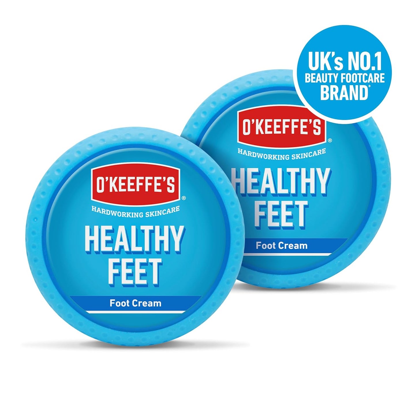 O’Keeffe’s Healthy Feet Cream Twin Pack - 91g Moisturizing Foot Care