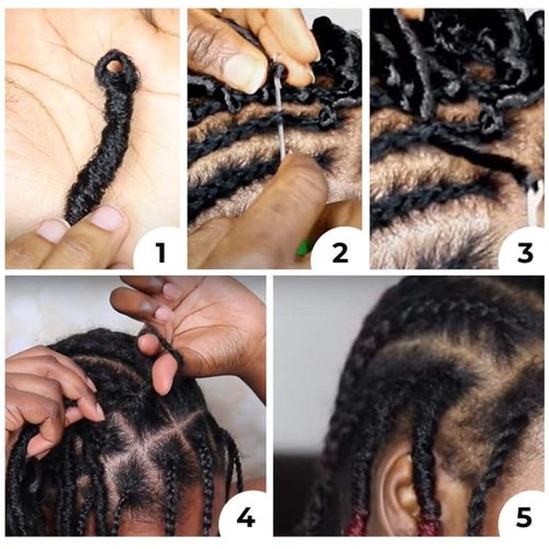 Miss Sula Passion Twist Hair-Pre-twisted Passion Twists,Pre-Looped Crochet Braids Made Of Bohemian Hair Synthetic Braiding Hair Extensions (14 Inch(Pack of 2), 1B)