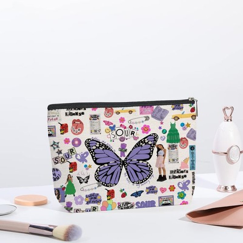 kdxpbpz Music Lovers Gifts for Women, Song Lover Fans Makeup Bag, Do You Get Merchandise Gift, Birthday Gift for Best Friend Sister Girls, Travel Toiletry Makeup Organizer Zipper Pouch