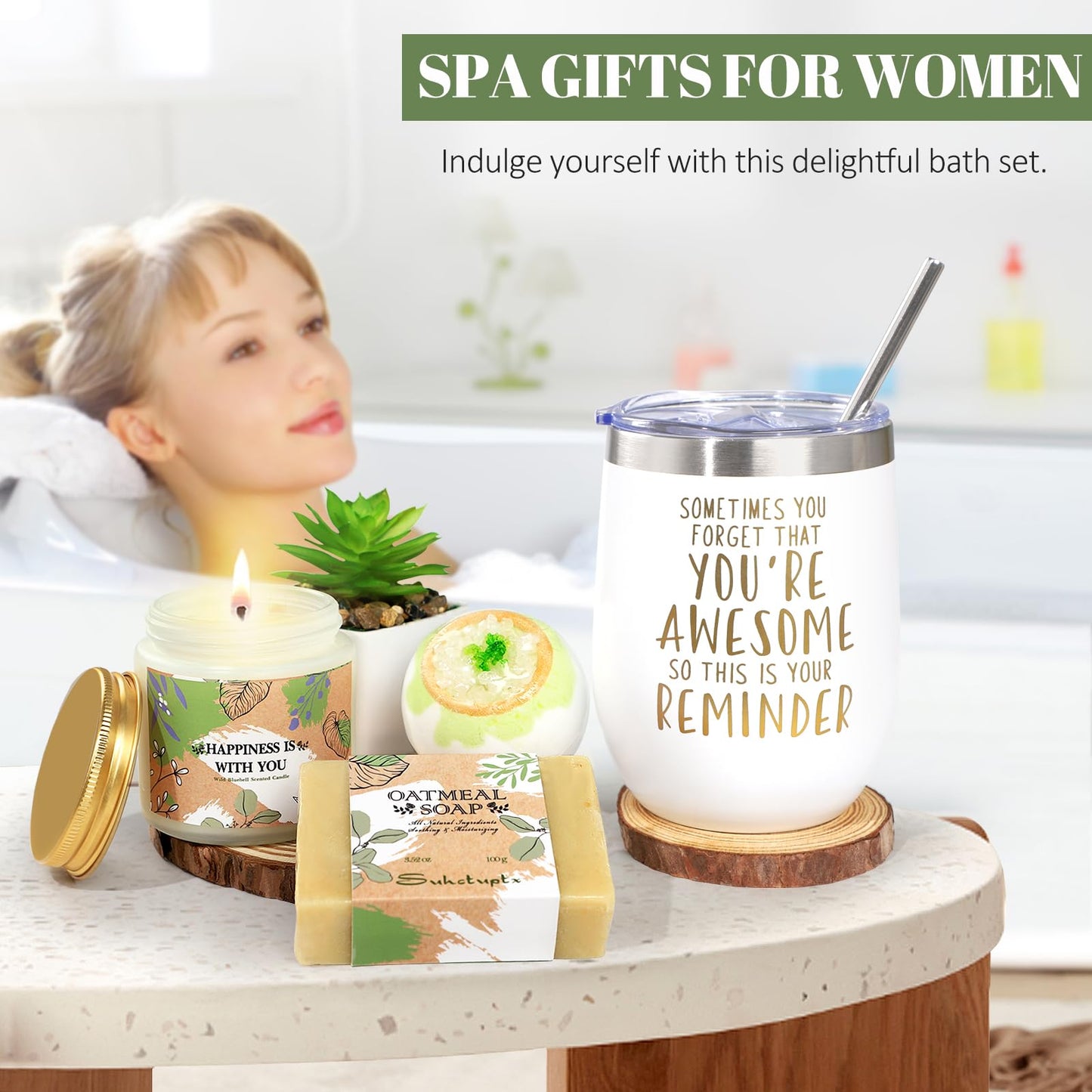 Self Care Gifts for Women, Get Well Soon Gifts for Women After Surgery, Care Package Thinking of You Relaxing Spa Gift Basket Set with Blanket Tumbler for Mom Her Best Friend Sister