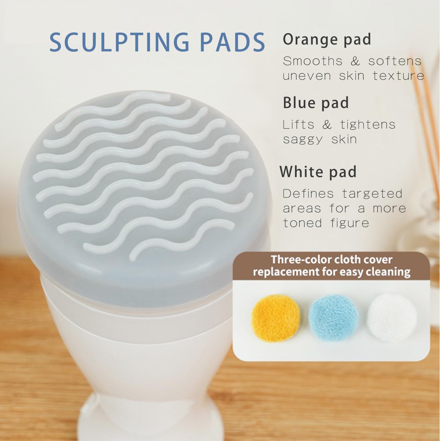 Takzop Cellulite Body Sculpting for Lymphatic Drainage, Reduce Stretch Marks & Cellulite,Wireless & Lightweight Ergonomic Massage Gun