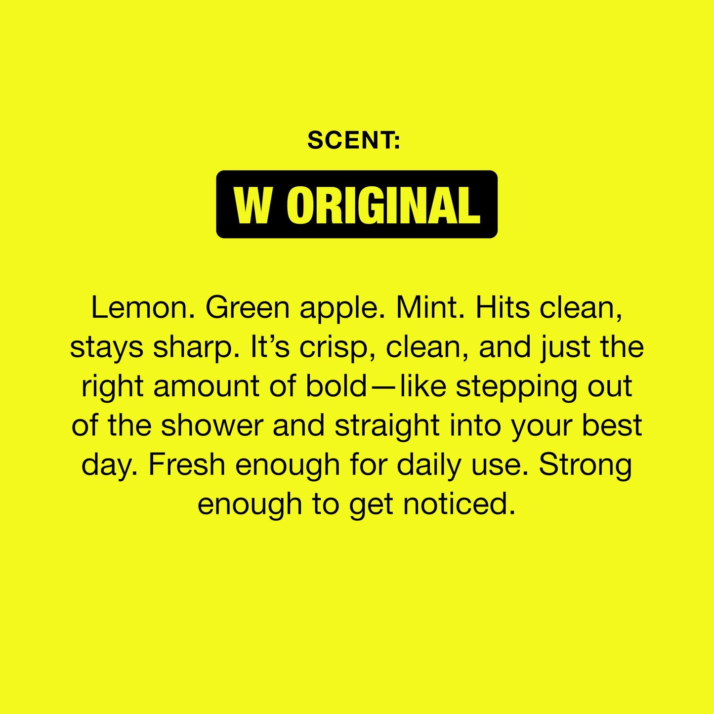 W By Jake Paul Men's Aluminum-Free Deodorant, Sensitive Skin Friendly, Dermatologist Tested, Vitamin-Infused Deodorant for Men, Original Scent, 2.6 oz